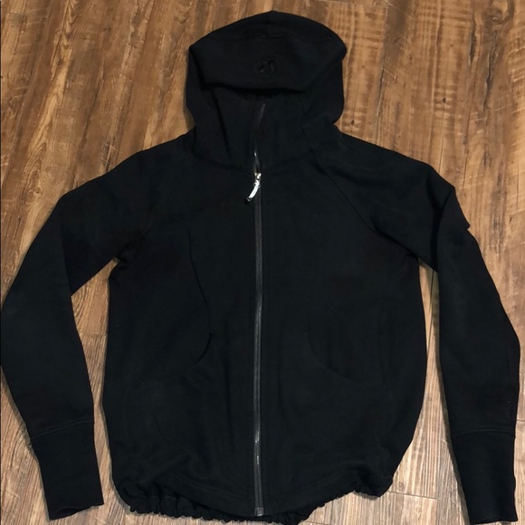 Jackets & Blazers - Lululemon Black Scuba Jacket, Size 10
